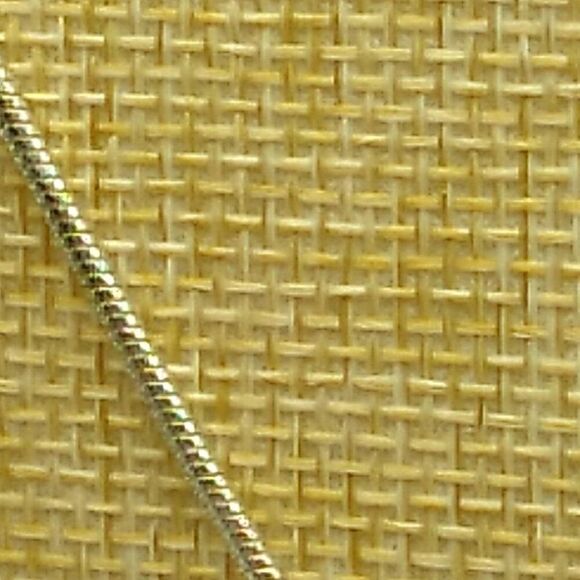 Mother of Pearl Encased in Openwork Scrolled Rectangular Pendant Necklace 18-21" - Picture 5 of 10